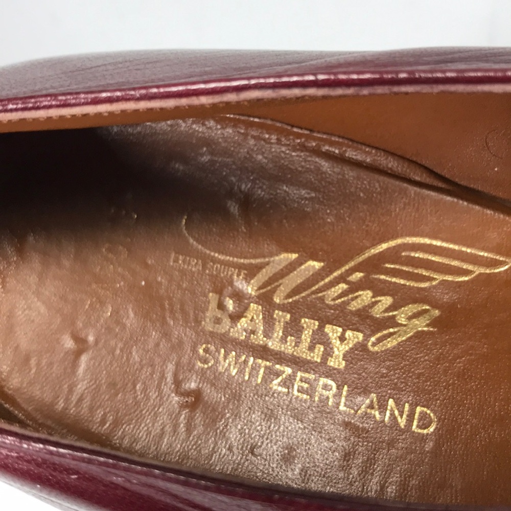 COPY - Bally men’s wine leather loafers size 8-1/… - Picture 3 of 8
